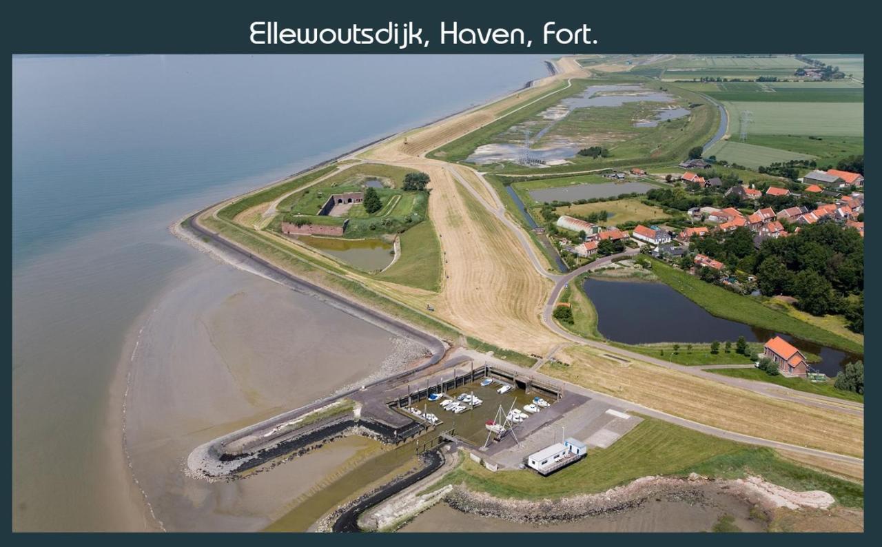 Vakantiewoning Deltahof Ellewoutsdijk Bagian luar foto