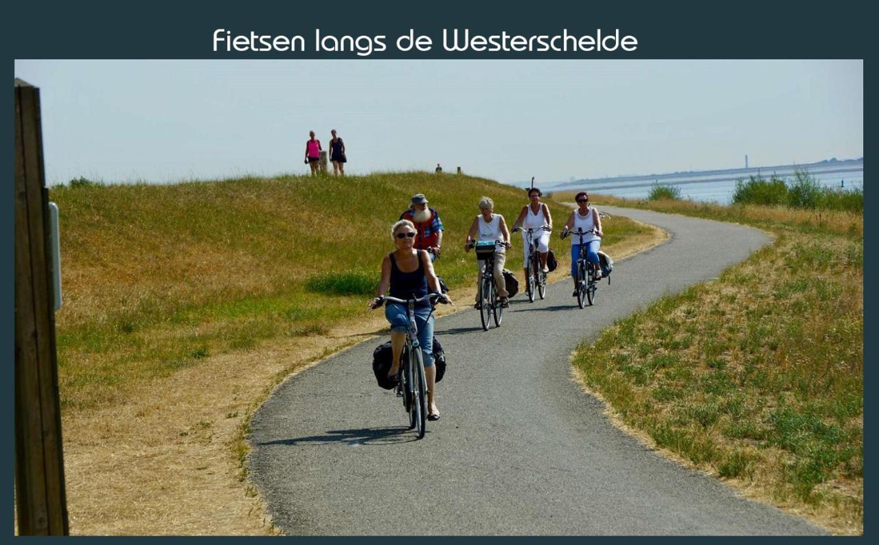 Vakantiewoning Deltahof Ellewoutsdijk Bagian luar foto